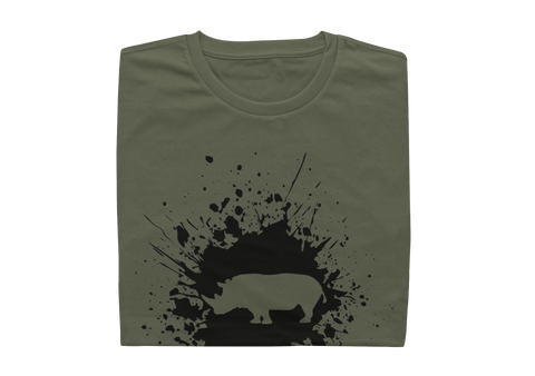 White Rhino Shirt - Ladies Shirt - SAVE 58%