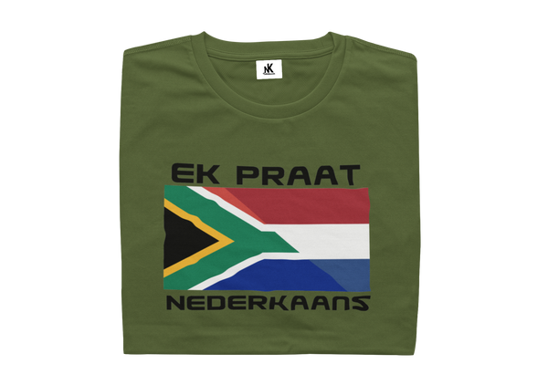 Ek Praat Nederkaans T-shirt, South African - Mens Shirt