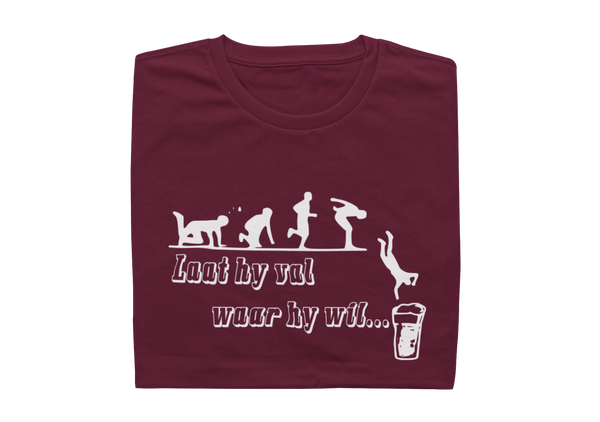 Laat Hy Val Waar Hy Wil - Mens Shirt