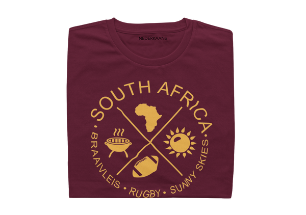 Braaivleis, Rugby, Sunny Skies - Mens Shirt