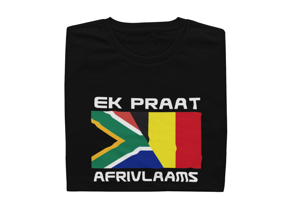Arashigaoka wortel Continentaal Ek Praat AFRIVLAAMS - Mens Shirt – Nederkaans