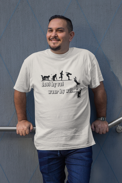 Laat Hy Val Waar Hy Wil - Mens Shirt