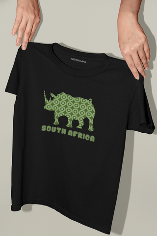 Rhino Shweshwe Print - Kids Shirt