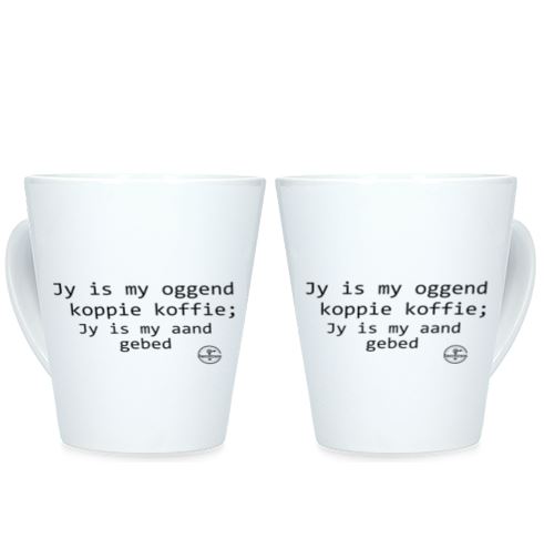 Jy Is My Oggend Koppie Koffie, Jy Is My Aand Gebed - Conical Mug (1 Mug)