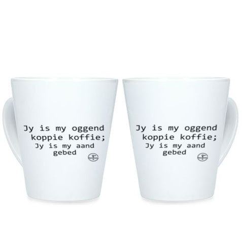 Jy Is My Oggend Koppie Koffie, Jy Is My Aand Gebed - Conical Mug (1 Mug)