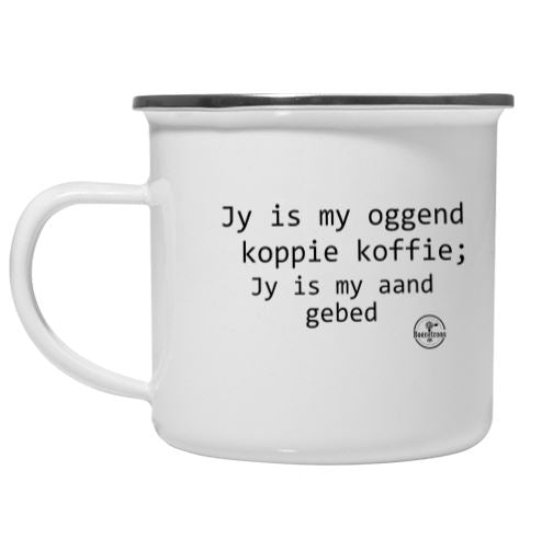 Jy Is My Oggend Koppie Koffie, Jy Is My Aand Gebed- Vintage Mug