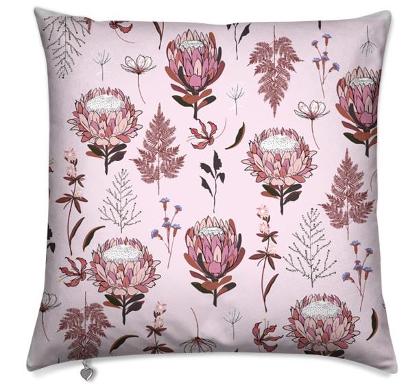 Pink Protea Cushion Cover
