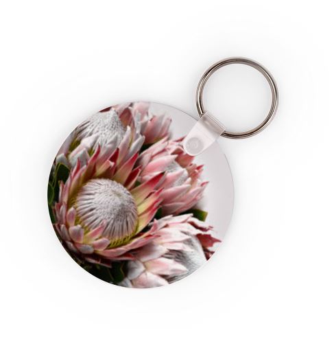 Protea Keyring - Available In 3 Shapes
