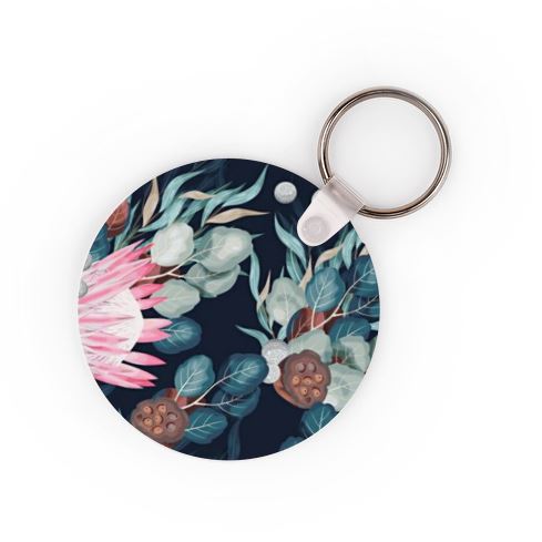 Protea Keyring - Available In 3 Shapes