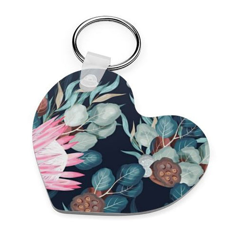 Protea Keyring - Available In 3 Shapes