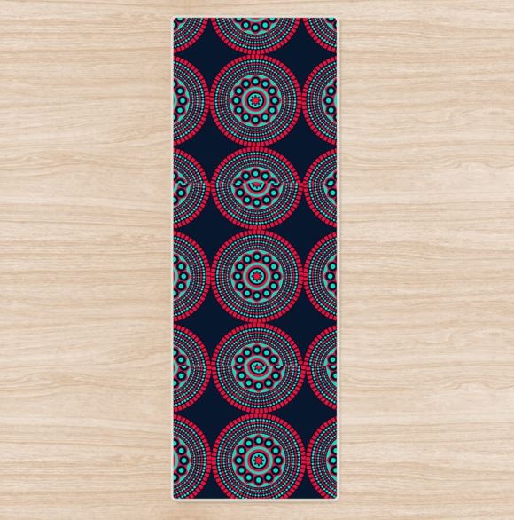 Black and Red Table Runner