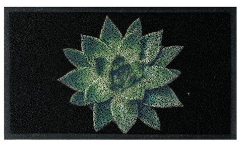 Succulent Doormat - Black