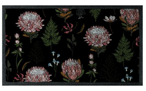Protea Doormat - Black