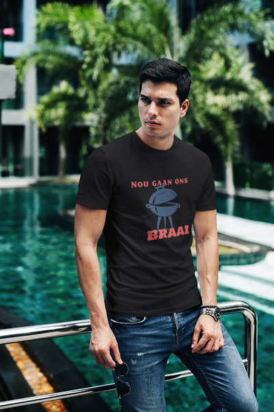 Nou Gaan Ons BRAAI - Mens Shirt