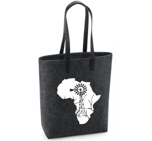 Windmill Africa - Felt Bag With Leather Handles